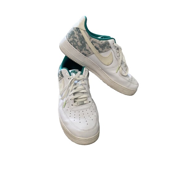 Nike Air Force 1 \'07 LV8 Low Coconut Milk Neptune Green DX3365-100 size 14 men main image 9